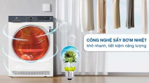 Máy sấy bơm nhiệt Electrolux 8 kg EDH803Q7WB - 45