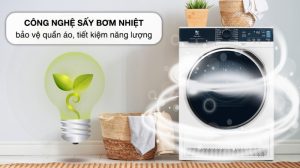 Máy Sấy Bơm Nhiệt Electrolux 9 Kg EDH903R9WB - 41