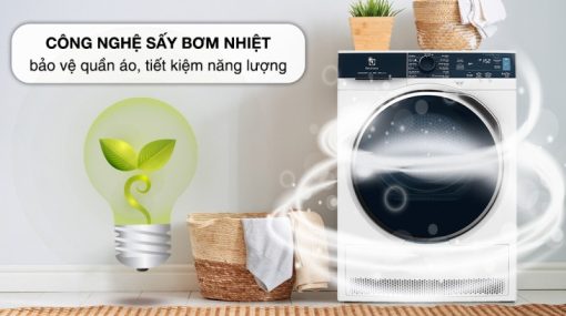 Máy Sấy Bơm Nhiệt Electrolux 9 Kg EDH903R9WB - 21