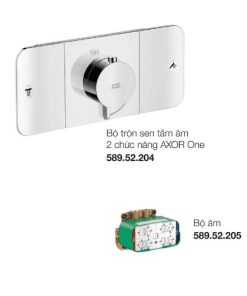 Trọn bộ bộ trộn sen tắm âm 2 chức năng AXOR One Hafele 589.52.229