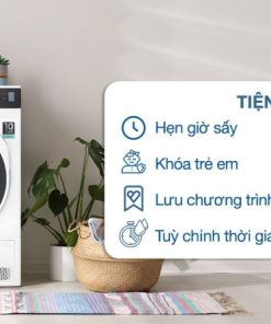 Máy sấy bơm nhiệt Electrolux 8 kg EDH804H5WB - 35