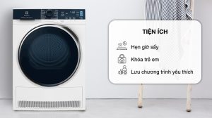 Máy Sấy Bơm Nhiệt Electrolux 9 Kg EDH903R9WB - 25