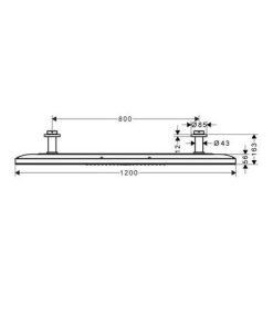 Bộ sen trần AXOR ShowerSolution ShowerHeaven 1200/300 Hafele 589.52.227 - 10 Bộ sen trần AXOR ShowerSolution ShowerHeaven 1200/300 Hafele 589.52.227 - 9