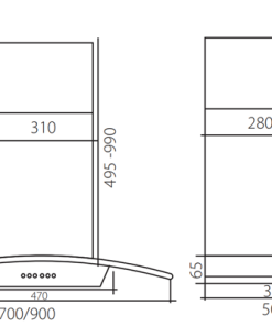 Máy Hút Mùi Giovani G-70PRS - 14 Máy Hút Mùi Giovani G-70PRS - 13