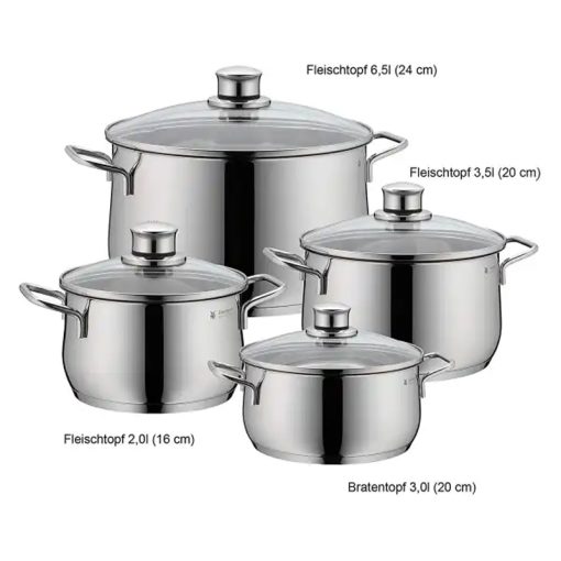 BỘ NỒI WMF DIADEM PLUS 4PC COOKWARE SET 0730046040 - 7