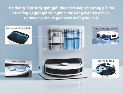 Robot hút bụi lau nhà Hubert HB-S79 - 3