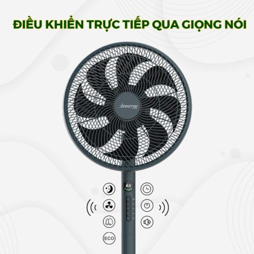 QUẠT DREAMER DHA-SSF136G ĐIỀU KHIỂN BẰNG GIỌNG NÓI - 33