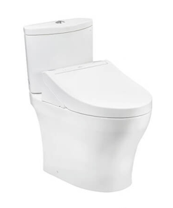 Bàn cầu hai khối kèm nắp rửa điện tử WASHLET TOTO CS838CDW17