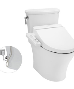 Bàn cầu hai khối kèm nắp rửa điện tử WASHLET TOTO CS986GW7