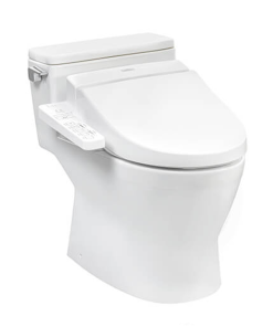 Bàn cầu một khối kèm nắp rửa điện tử WASHLET TOTO MS188VKW7