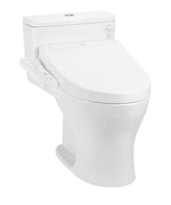 Bàn cầu một khối kèm nắp rửa điện tử WASHLET TOTO MS855CDW17