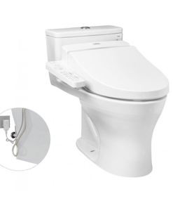 Bàn cầu một khối kèm nắp rửa điện tử WASHLET TOTO MS855DW7