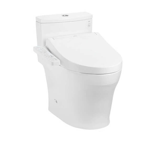 Bàn cầu một khối kèm nắp rửa điện tử WASHLET TOTO MS885CDW17 - 1