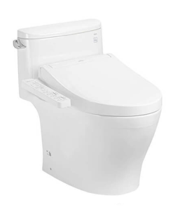 Bàn cầu một khối kèm nắp rửa điện tử WASHLET TOTO MS887CRW17