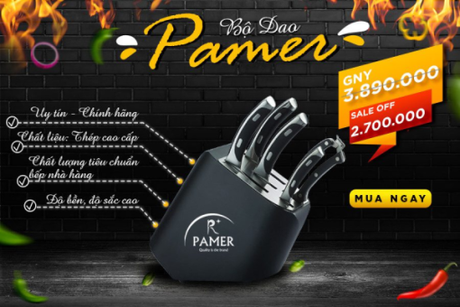 BỘ DAO 5 MÓN THÉP CAO CẤP PAMER PM-D05 - 3