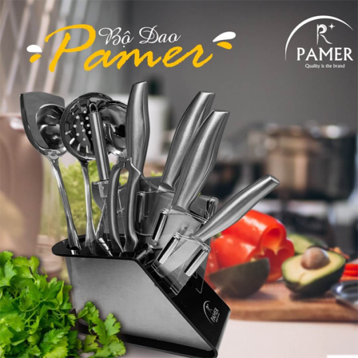 BỘ DAO 9 MÓN THÉP CAO CẤP PAMER PM-D09 - 3