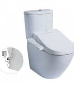Bàn cầu hai khối kèm nắp rửa điện tử WASHLET dòng C2 TCF6632A TOTO CS761DW8