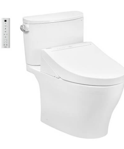 Bàn cầu hai khối kèm nắp rửa điện tử WASHLET TOTO CS767CRW15