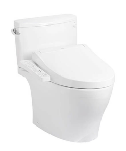 Bàn cầu hai khối kèm nắp rửa điện tử WASHLET TOTO CS767CRW17