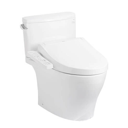 Bàn cầu hai khối kèm nắp rửa điện tử WASHLET TOTO CS767CRW17 - 1