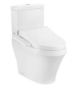Bàn cầu hai khối kèm nắp rửa điện tử WASHLET TOTO CS945CNW16