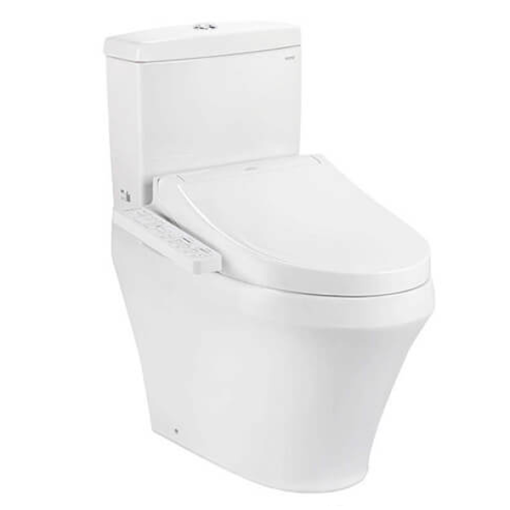 Bàn cầu hai khối kèm nắp rửa điện tử WASHLET TOTO CS945CNW16 - 1