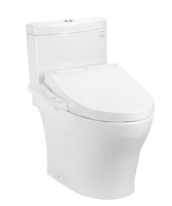 Bàn cầu hai khối kèm nắp rửa điện tử WASHLET TOTO CS769CDRW17