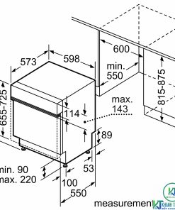MÁY RỬA BÁT BÁN ÂM BOSCH SMI65N05EU SERIE 6 13 BỘ - 22 MÁY RỬA BÁT BÁN ÂM BOSCH SMI65N05EU SERIE 6 13 BỘ - 21