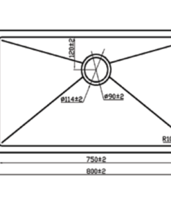 Chậu rửa chén Maadela MDS-8045DR - 7