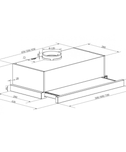 Máy hút mùi âm tủ Maadela MH-60RS - 15