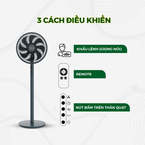 QUẠT DREAMER DHA-SSF136G ĐIỀU KHIỂN BẰNG GIỌNG NÓI - 9