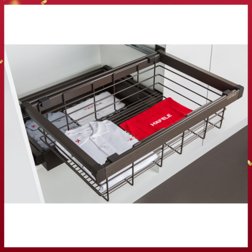 Rổ kéo lưới bằng kim loại Hafele 600mm màu nâu 807.95.141 - 5