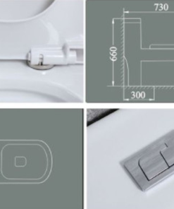 BỒN CẦU LIỀN KHỐI I-ROYAL IR-5578 - 6 BỒN CẦU LIỀN KHỐI I-ROYAL IR-5578 - 5