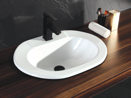 Chậu rửa lavabo bán âm bàn Bello BB-300258 - 5