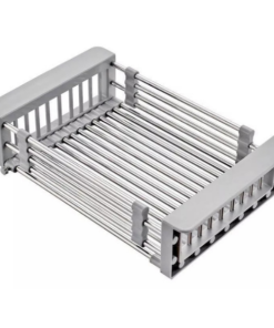 Rổ inox gác bồn rửa rút gọn Maadela DN-01