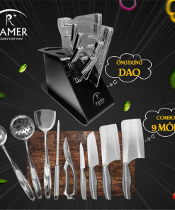 BỘ DAO 9 MÓN THÉP CAO CẤP PAMER PM-D09 - 10 BỘ DAO 9 MÓN THÉP CAO CẤP PAMER PM-D09 - 9