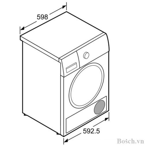 MÁY GIẶT BOSCH SERIE 6 WGG254A0SG I-DOS 10KG 1400RPM