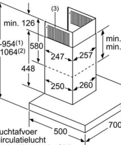 MÁY HÚT MÙI GẮN TƯỜNG BOSCH DWB77CM50 SERIE 6 NGANG 70CM