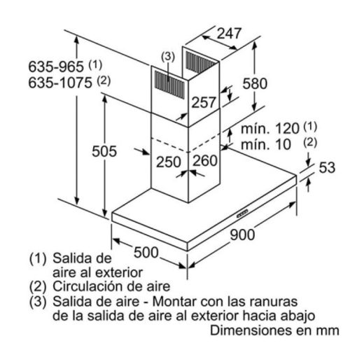 MÁY HÚT MÙI GẮN TƯỜNG BOSCH DWB97IM50 SERIE 4 NGANG 90CM
