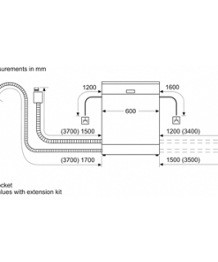 MÁY RỬA BÁT ĐỘC LẬP BOSCH SMS2ITW04E SERIE 2 12 BỘ - 3 MÁY RỬA BÁT ĐỘC LẬP BOSCH SMS2ITW04E SERIE 2 12 BỘ
