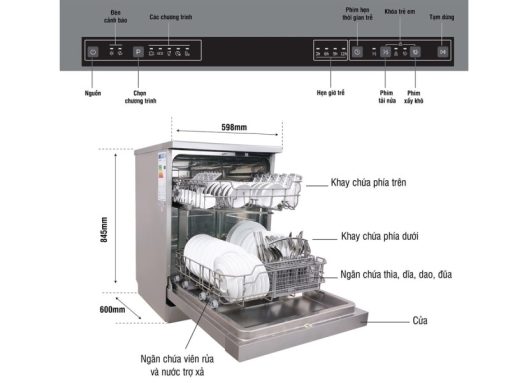 MÁY RỬA BÁT KOCHER KDEU-8818BL - 2