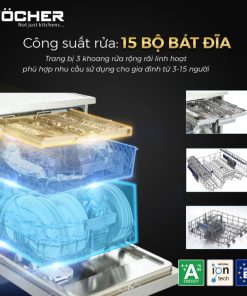 MÁY RỬA BÁT KOCHER KDEU-8855S7 SERIES 7 - 5 MÁY RỬA BÁT KOCHER KDEU-8855S7 SERIES 7