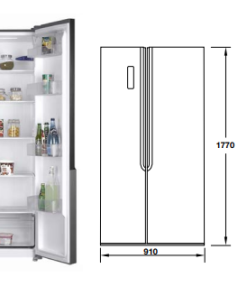 TỦ LẠNH HAFELE SBS SIDE BY SIDE FRIDGE HF-SB5321FB 534.14.021 - 7