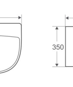 Chậu rửa lavabo treo tường Bello BB-800601 - 9