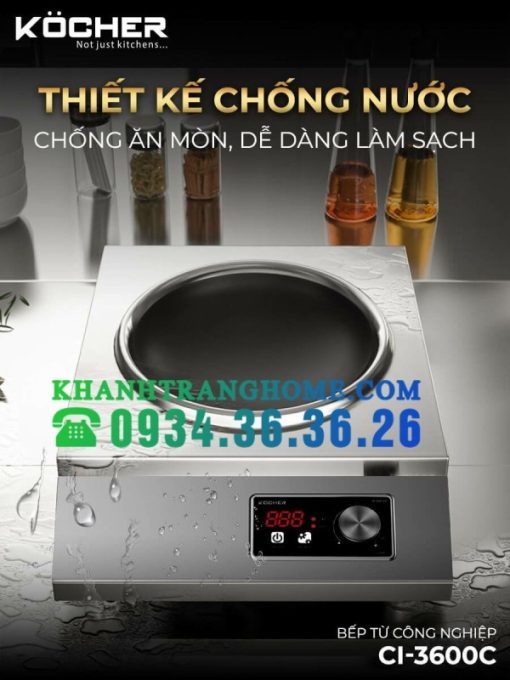 BẾP TỪ CÔNG NGHIỆP KOCHER CI-3600C