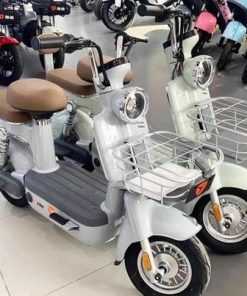 XE ĐẠP ĐIỆN MÀU TRẮNG