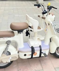 XE ĐẠP ĐIỆN MÀU TRẮNG - 10 XE ĐẠP ĐIỆN MÀU TRẮNG - 9