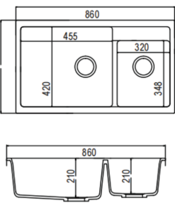 Chậu đá Maadela MDS-A8648B - 14 Chậu đá Maadela MDS-A8648B - 13