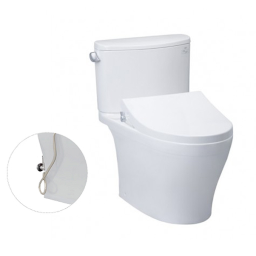 Bàn cầu hai khối nắp đóng êm WASHLET TOTO CS767RE4 - 1