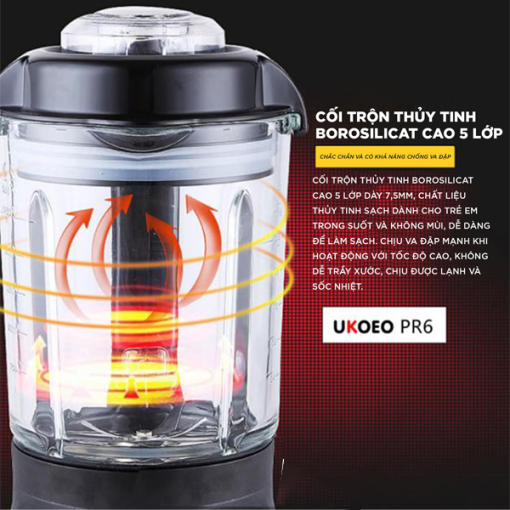 Máy làm sữa hạt đa năng Ukoeo PR6 - 7